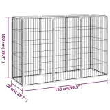 kojec-dla-psa-8-paneli-czarny-50x100-cm-stal-stan-nowy-rodzaj-kojec