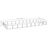 kojec-dla-psa-czarny-36-m-stalowy-wysokosc-70-cm