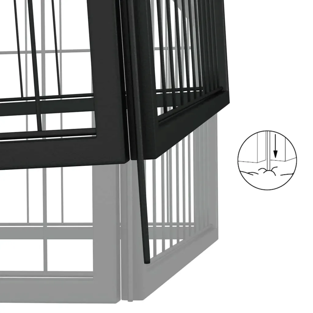 kojec-dla-psa-36-paneli-czarny-50x100-cm-stal