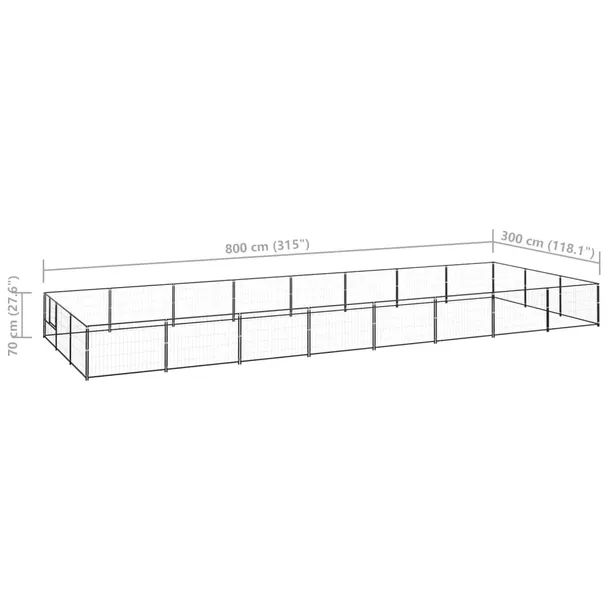 kojec-dla-psa-czarny-24-m-stalowy-wysokosc-70-cm