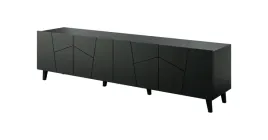 szafka-rtv-vitrail-200-cm-4d-frezowana-czarny-mat