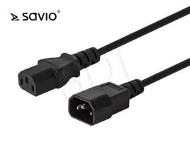 kabel-savio-cl-99-c14-iec-c14-iec-320-c14-m-c13-f