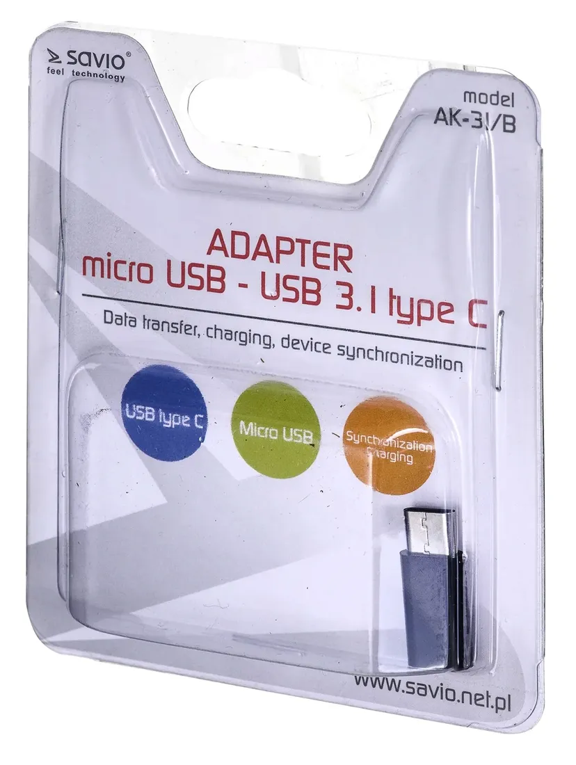 adapter-savio-ak-31-b-micro-usb-f-usb-typu-c-m