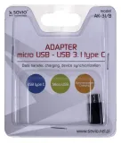 adapter-savio-ak-31-b-micro-usb-f-usb-typu-c-m-stan-nowy