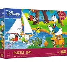 trefl-puzzle-disney-160-el-40-lecie-trefl-przygoda-nad-jeziorem-kaczor