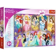 puzzle-trefl-160-elementow-portrety-ksiezniczek