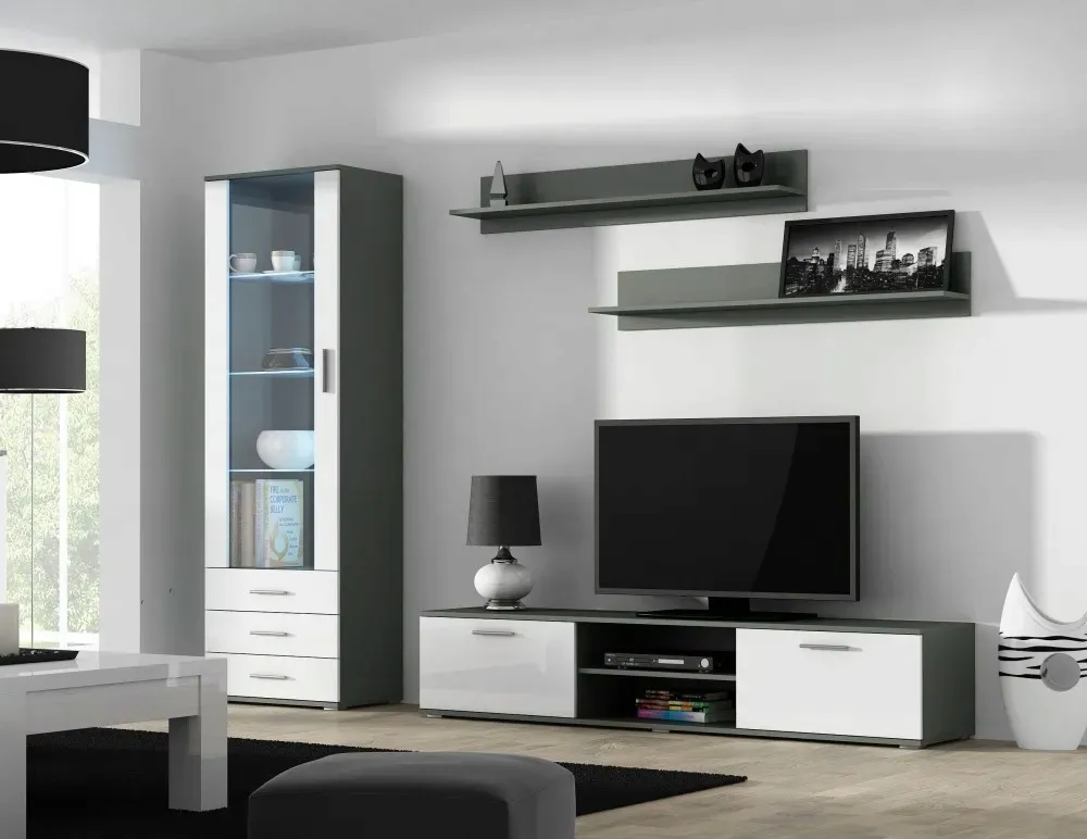 witryna-soho-s1-szary-bialy-polysk-stan-nowy
