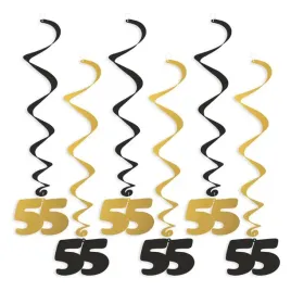swiderki-wiszace-urodziny-55-czarno-zlote-6-szt
