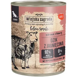 mokra-karma-dla-psa-wiejska-zagroda-lesne-smaki-dzik-z-jagniecina-800-g-sen