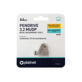 platinet-pendrive-2in1-usb-a-3-2-usb-c-64gb-metal-udp-waterproof-45971