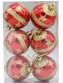 bombki-6cm-czerwone-w-zlote-gwiazdki-6szt-or-xva-107