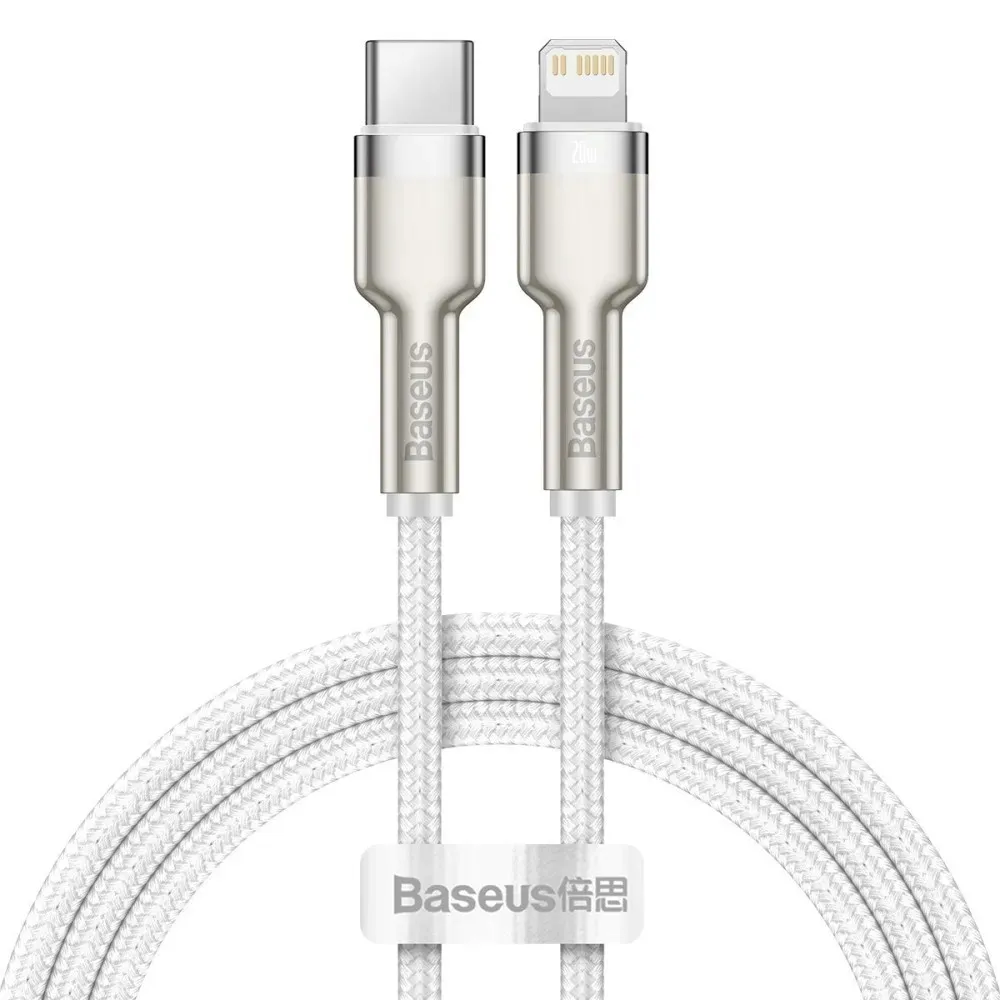 baseus-kabel-usb-c-lightning-cafule-pd-1m-bialy-stan-nowy