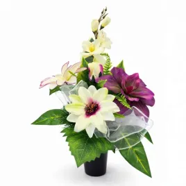 bukiet-flakon-stroik-na-cmentarz-kompozycja-kwiatowa-na-grob