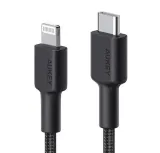 aukey-cb-cl03-nylonowy-kabel-usb-c-lightning-2m-pd-stan-nowy