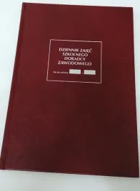 dziennik-zajec-szkolnego-doradcy-zawodowego-bordowy-oprawa-introligatorska