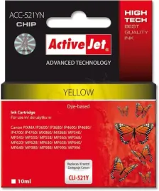 tusz-activejet-acc-521yn-zamiennik-canon-cli-521y-supreme-10-ml-zolty