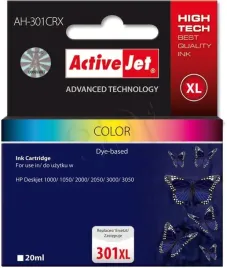 tusz-activejet-ah-301crx-zamiennik-hp-301xl-ch564ee-premium-21-ml-kolor