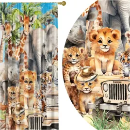 gotowe-zaslony-na-zabki-tasmie-140x250-dla-dziecka-safari-zwierzeta-lew-187