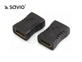 adapter-savio-cl-111-hdmi-f-hdmi-f-kolor-czarny
