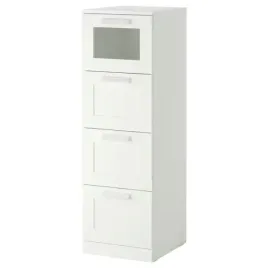 ikea-brimnes-komoda-4-szuflady-bialy-szklo-matowe-39x124-cm