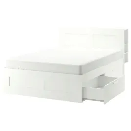 ikea-brimnes-rama-lozka-z-pojemnikiem-zaglowek-bialy-leirsund-140x200-cm