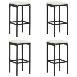 stolki-barowe-z-poduszkami-4-szt-czarne-polirattan