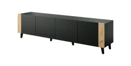 szafka-rtv-phare-200-cm-4d-czarny-mat-dab-craft