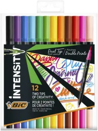 pisak-dwustronny-intensity-dual-tip-bic-mix-etui-12-kolorow