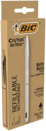 dlugopis-cristal-renew-metal-bic-czarny-pudelko-1-wklad-2szt