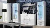 komoda-uni-bialy-bialy-polysk-white-stan-nowy