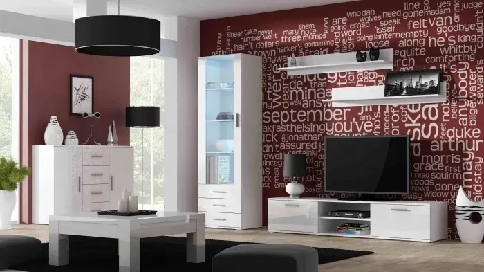 komoda-uni-bialy-bialy-polysk-white-stan-nowy