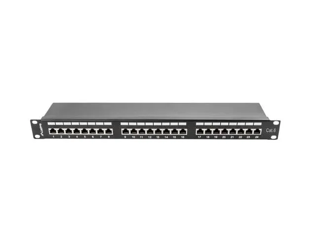 patch-panel-lanberg-pps6-1024-b-1u-kat-6-24xrj-45-stan-nowy