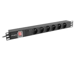 lanberg-listwa-zasilajaca-rack-pdu-19-1u-16a-6x-230v-pl-2m-czarna-pd