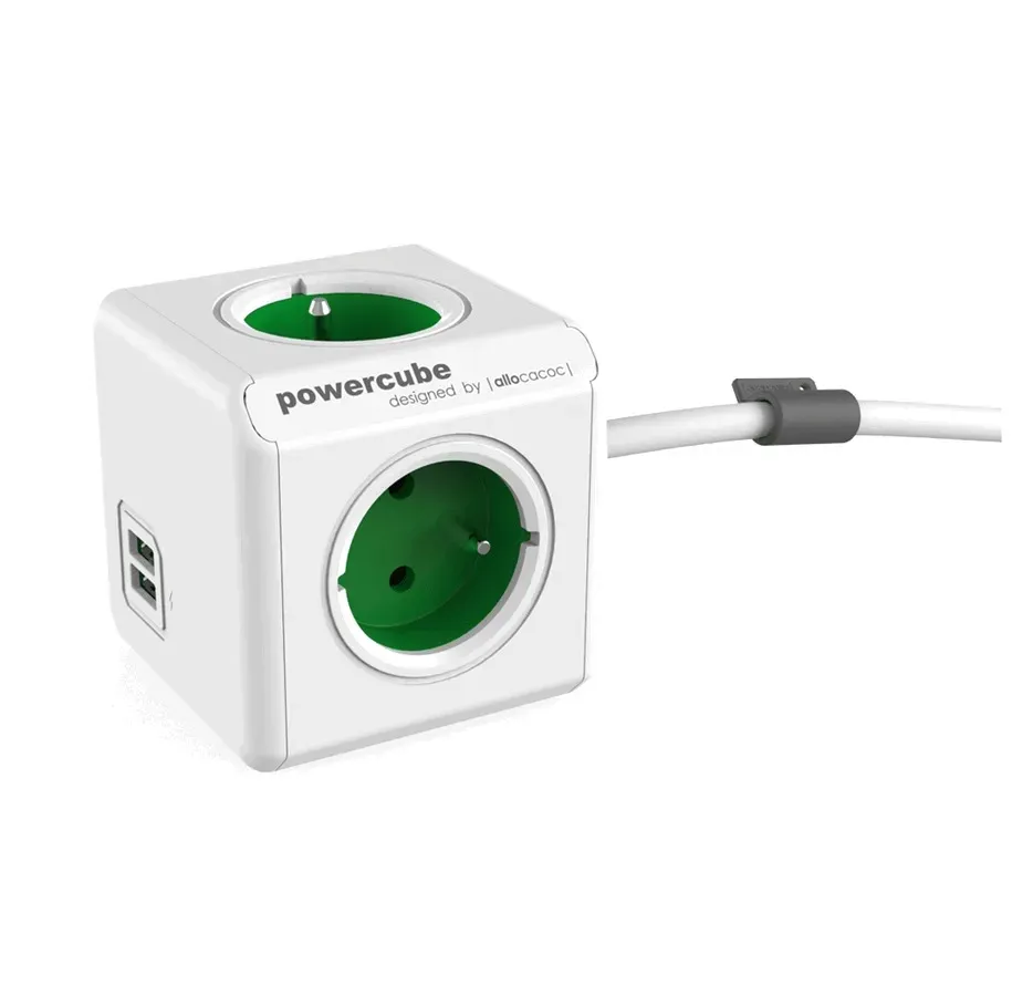 powercube-extended-usb-15-m-green