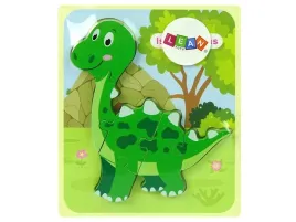 drewniane-puzzle-dinozaur-isanosaurus-tyranosaurus-zielony-edukacyjna