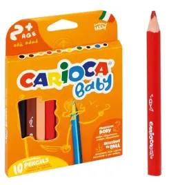 kredki-olowkowe-trojkatne-baby-carioca-10-kolorow-42819