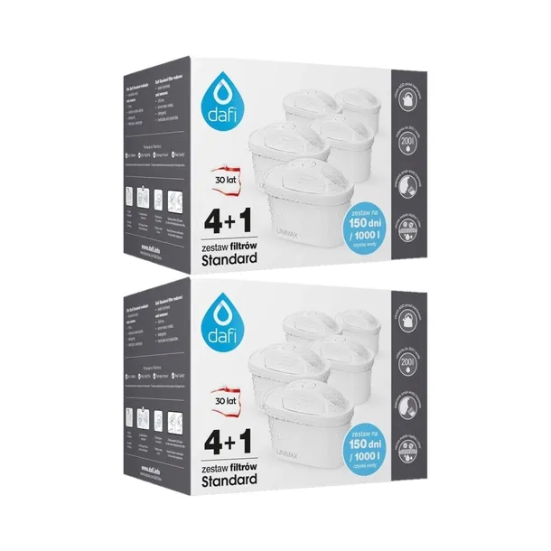 10 SZTUK wkład filtrujący filtr Dafi UNIMAX Standard do dzbanka BRITA DAFI