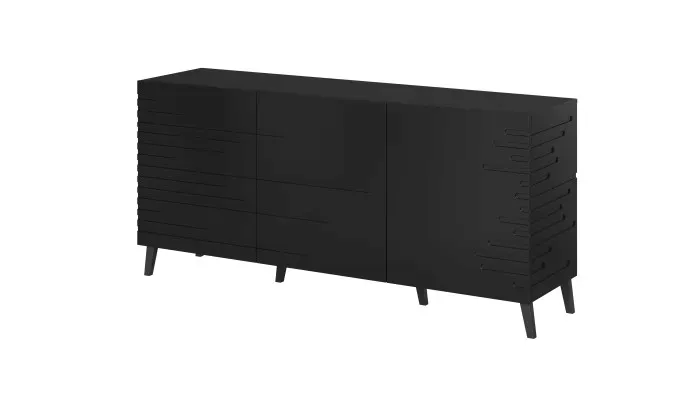 komoda-nova-155x40x72-czarny-mat-stan-nowy