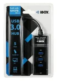 hub-ibox-usb-3-0-czarny-4-porty-iuh3fb-4x-usb-3-0-kolor-czarny