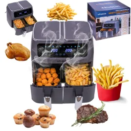 duza-frytkownica-beztluszczowa-2-komorowa-8l-2500w-air-fryer-xxl-grafitowa