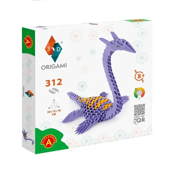 origami-3d-plezjozaur-stan-nowy
