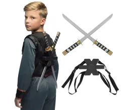 zestaw-2-mieczy-ninja-z-uchwytem-dodatek-do-przebrania-stroju-chlopca-52-cm