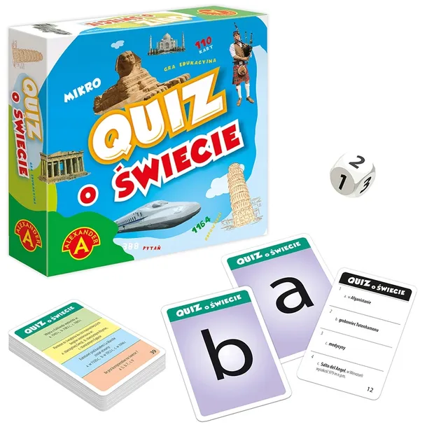 Alexander Kieszonkowa Edukacyjna Gra Quiz o Świecie 28706