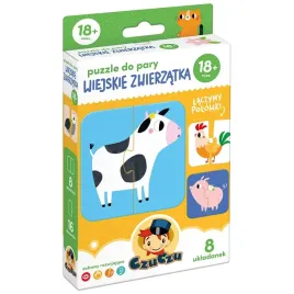 czuczu-puzzle-do-pary-wiejskie-zwierzatka-18m-92351