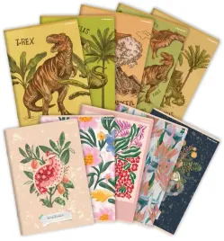 zeszyt-a5-60k-linia-dino-spring-pakiet-10-sztuk