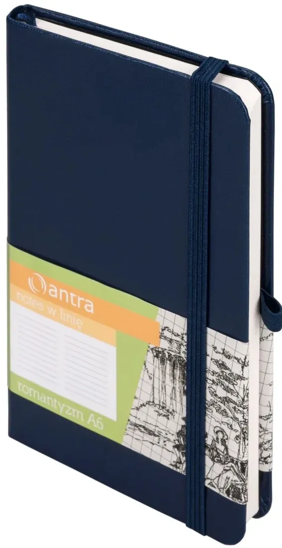 notes-romantyzm-a6-linia-granat-stan-nowy