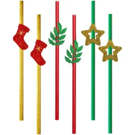 slomki-brokatowe-swieta-z-ostrokrzewem-mix-195-cm-6-szt