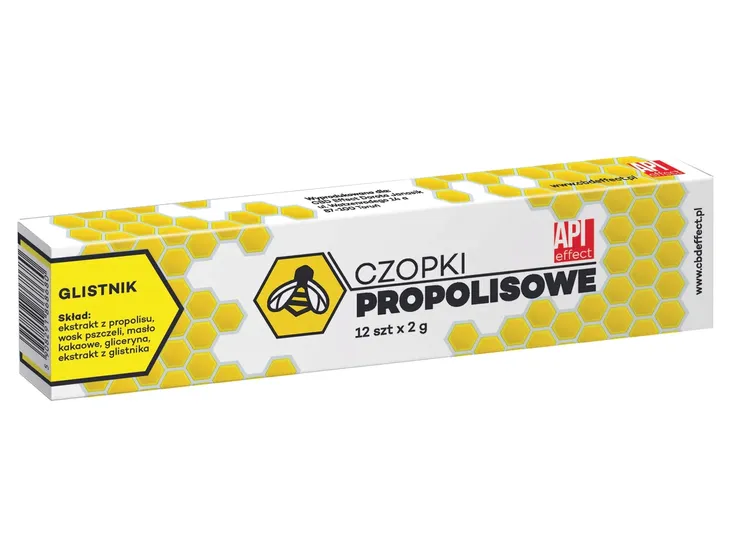 Czopki propolisowe z glistnikiem 12szt. Infekcje