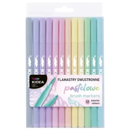 flamastry-dwustronne-pastelowe-b-brush-kidea-12-kolorow