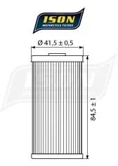 ison-filtr-oleju-ison611-numer-katalogowy-czesci-ison-611